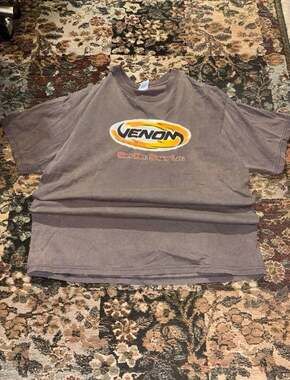 Vintage Venom Energy Drink "Get Bit. Stay Lit." T-Shirt Size XL